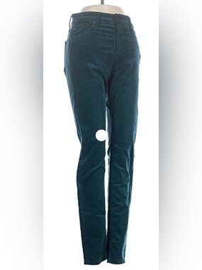 Ag Adriano Goldschmied Farrah Skinny Ankle Corduroy Pants - Teal Green